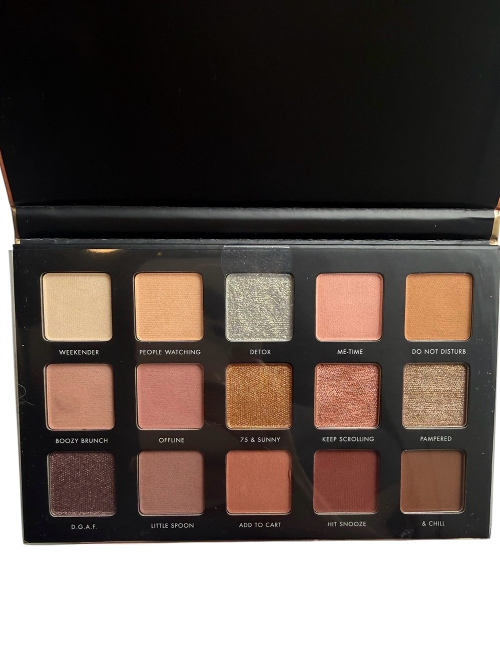 REM mascara, Laura geller eyeliner, Milani Gilded Nude Eyeshadow w Rose Gold bag - Picture 4 of 5